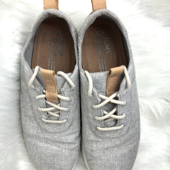 Toms Shoes - TOMS Sneaker Lace Shoes Gray 7.5 Women’s